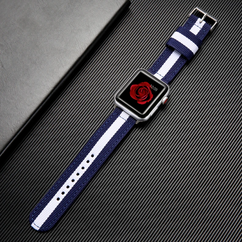 

Ремешок для Apple Watch band 45 мм 41 мм 44 мм 40 мм 42 мм 38 мм 1:1, официальный нейлоновый Плетеный соло-браслет iWatch series 3 4 5 SE 6 7