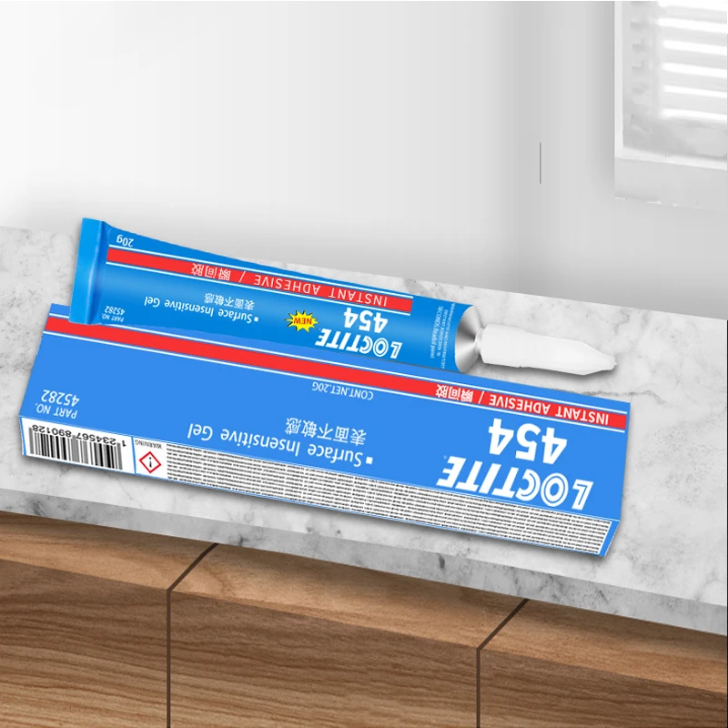 Гель-локтат 454 409 термостойкий клей высокой вязкости быстросохнущий для ремонта