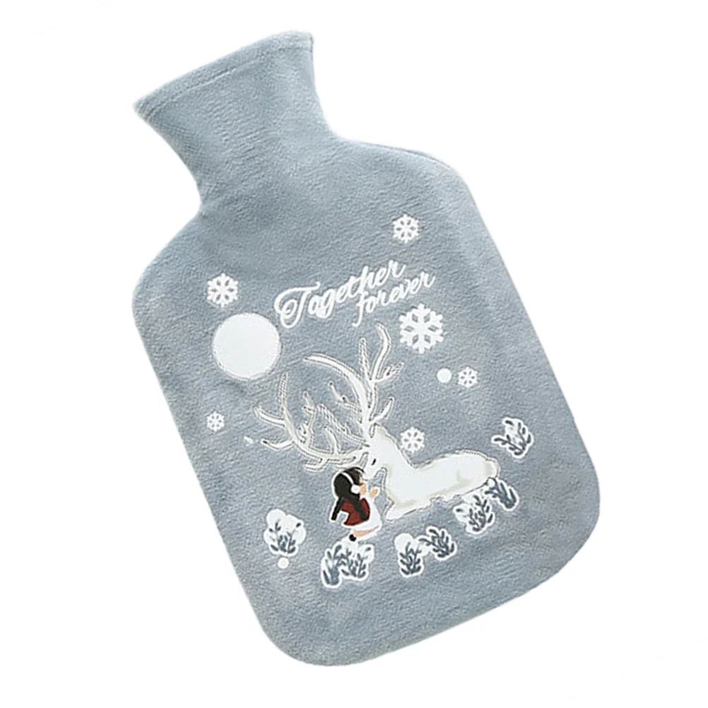 

Water Hot Bottle Bag Rubber Bottleswith Cover Hand Warmer Warm Small Winter Cute Bottle​​​​​​​ Silicone Heat