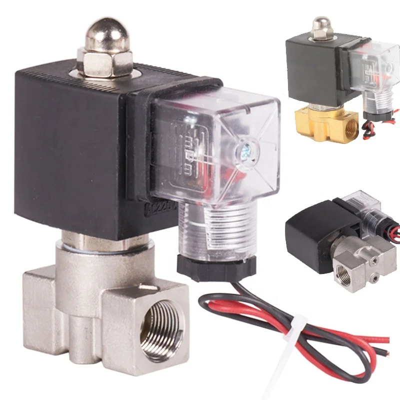 

Factory price 1/4 inch 3/8 inch stainless steel brass normally closed high pressure miniature burnfuel valve solenoid valve