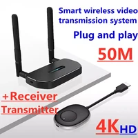 50m wireless hdmi video transmitter and receiver kits 5g 4k extender display adapter dongle for tv monitor projector switch pc
