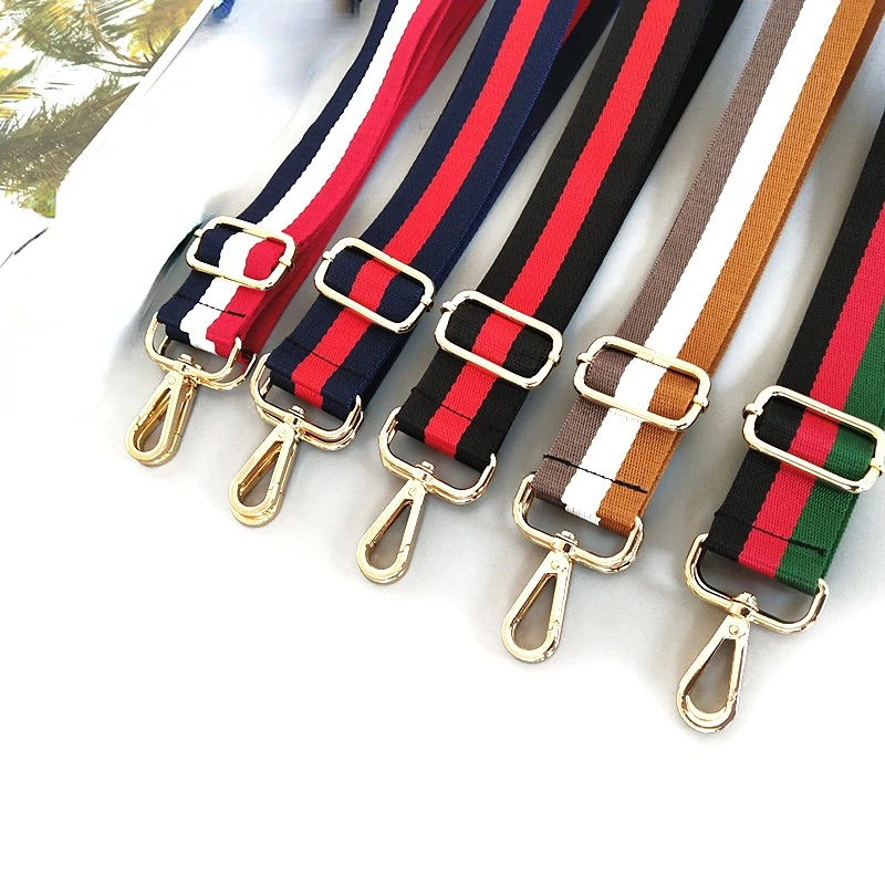 

Striped Color Bag Strap For Women Shoulder Handbag Decorative Hand Messenger Belt Bag Accessories Handle Crossbody Wide Strap