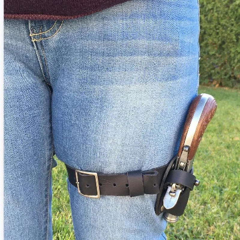 Кобура с пистолетом и кожаной сумкой на плечо для косплея игры &quotРенессанс