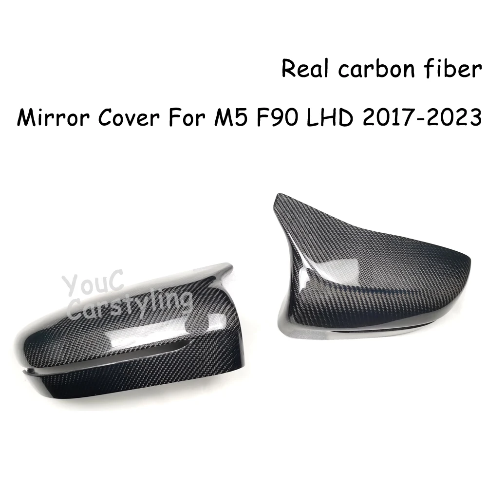 Реальные фотообои для BMW F90 M5 Sedan 2017-2023 сменные стильные крышки заднего вида