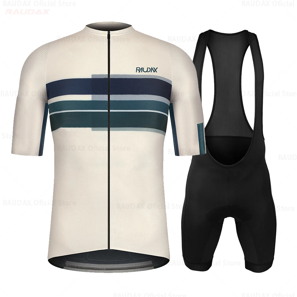 

2022 Raudax Cycling Clothing Custom Ropa Ciclismo Hombre Breathable Short Sleeve Cycling Set Mtb Bike Uniforme Maillot Ciclismo