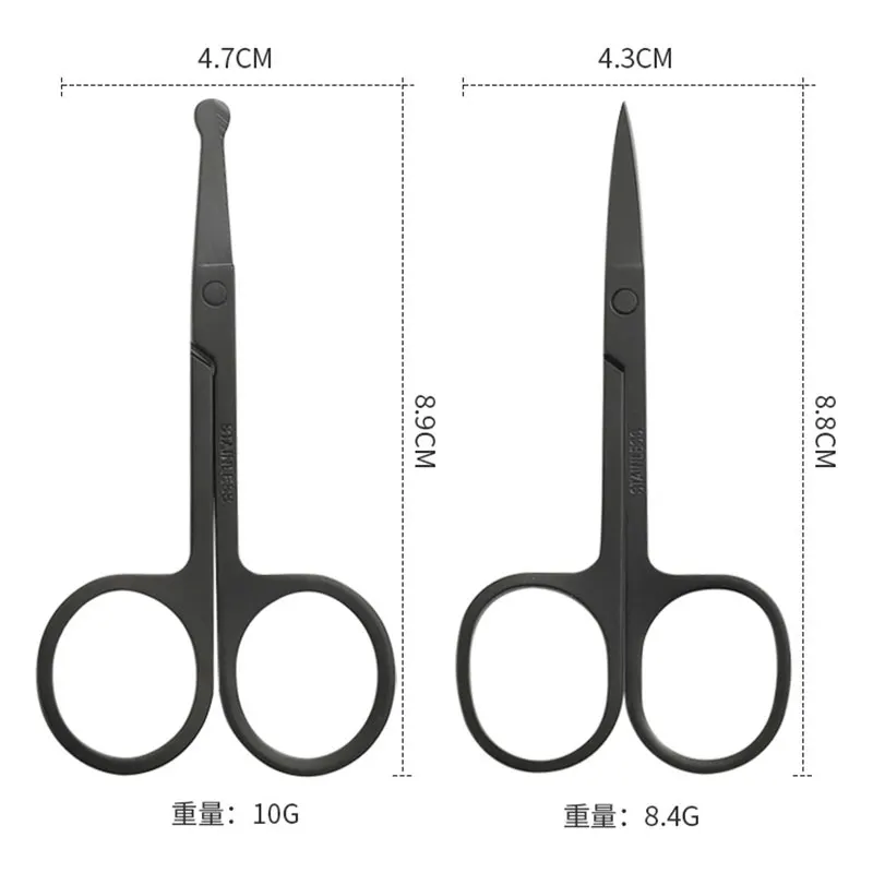 Ножницы для волос в носу для личной гигиены, удаление волос на лице и ...