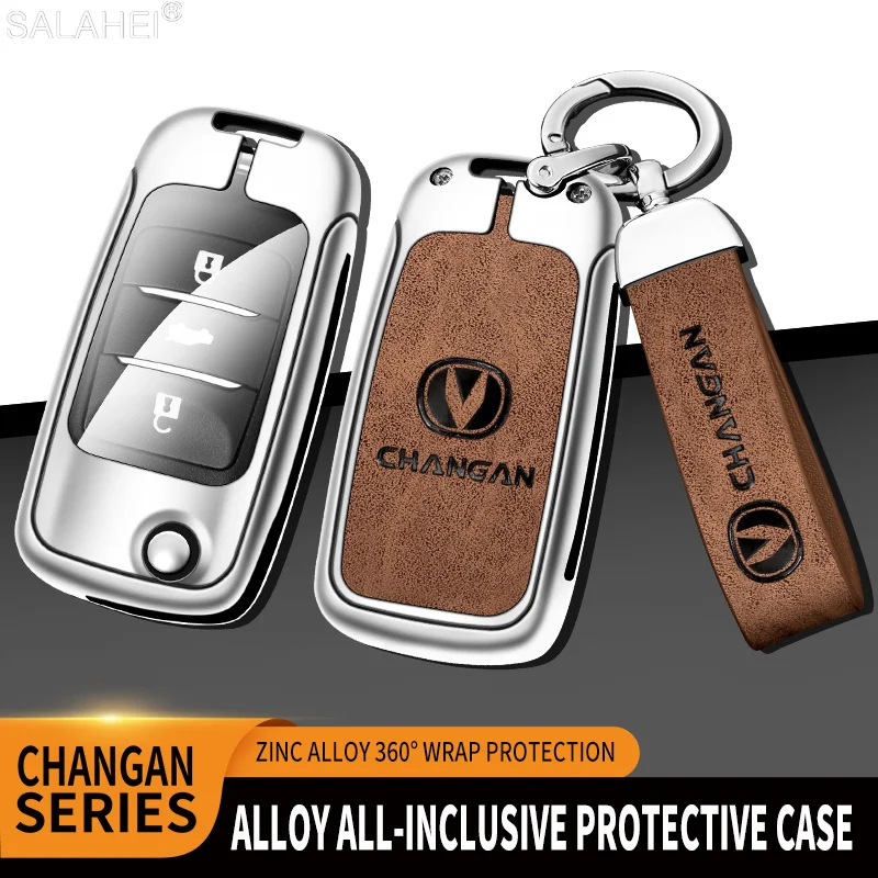 

Zinc Alloy Car Key Fob Case Cover Protector Shell For Changan CS75 CS35 Plus CS15 CS95 RAETON CX70 CS55 EADO CX20 Alsvin CS15EV