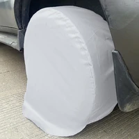 4pcs tire cover waterproof coating dustproof tire sun protectors for rv suv cars car styling