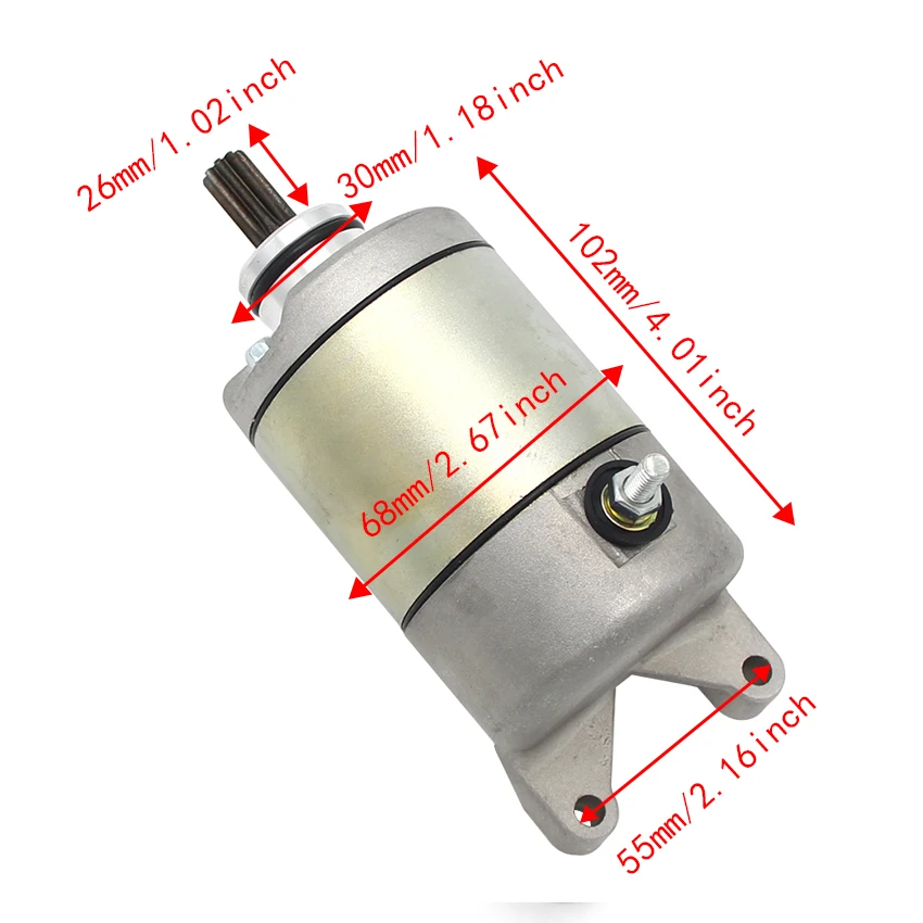 

Starter Motor For Yamaha TT250R RAID TT-R250 TT-R YBR250 YS250 4GY-81890-00 For Honda XR250 CBR400 NC29/NC23 CB400SF CB-1 CB400F