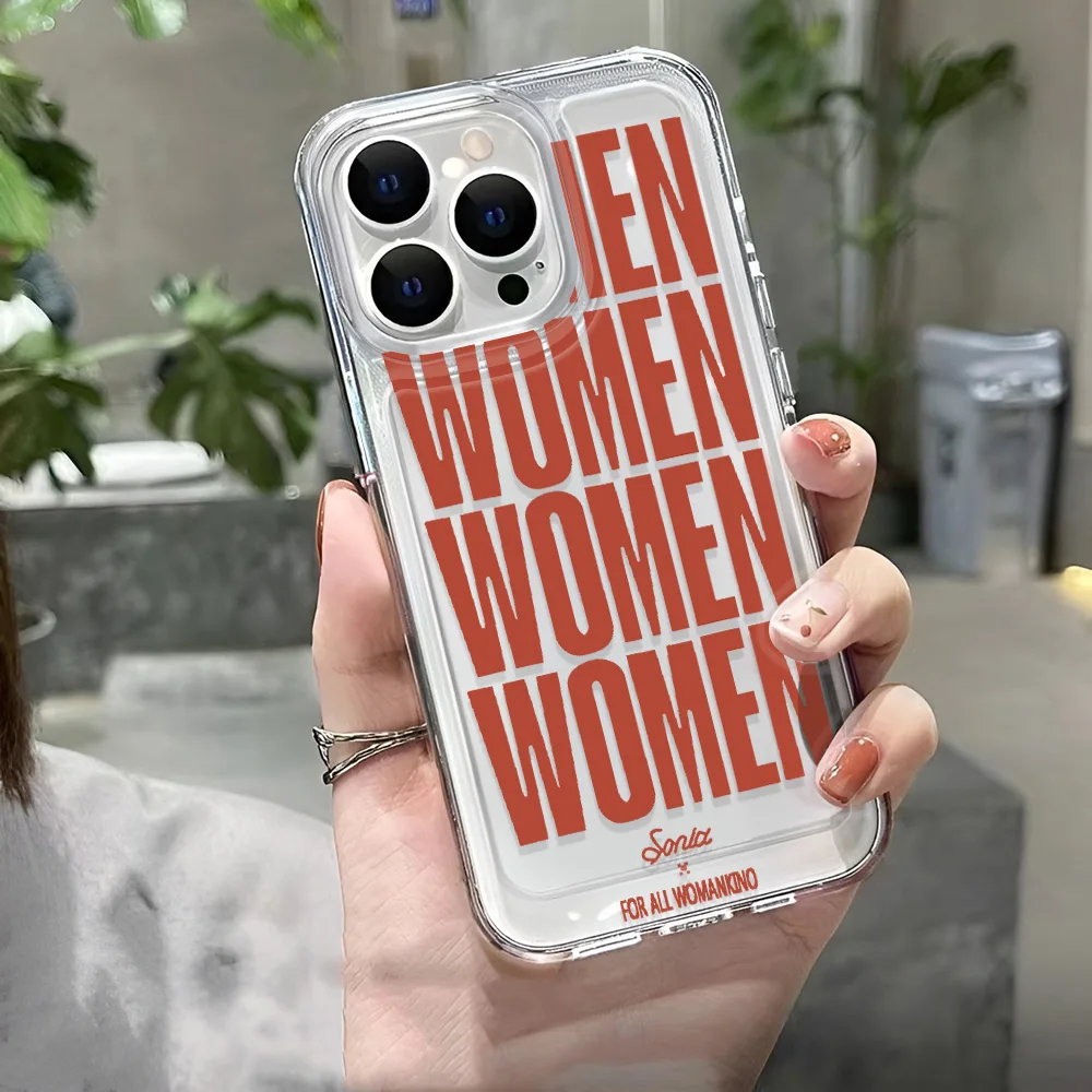 Розкішний жіночий простий прозорий чохол для iPhone 16 15 14 11 13 12 Pro Max Mini XR 15 14 16 Plus протиударний чохол для iPhone 13