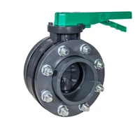 ljxupvc valve butterfly valve plastic handle butterfly valve control flow water for irrigation