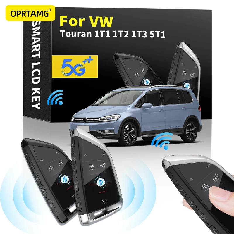 

Remote Key LCD Display Screen for keyless-go smart key vehicle For Volkswagen Touran 1T1 1T2 1T3 5T1 2000-2019 2020 2021 2022