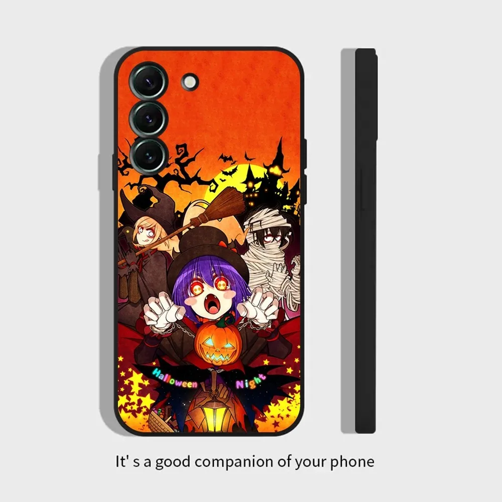 Aanime DARK GATHERING Phone Case For Samsung S24 23 22 30 21 10 9 Ultra Plus Lite FE Soft Silicone Black Cover