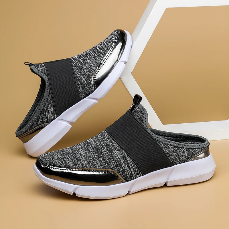 

Мюли женские на плоской подошве, мягкие Нескользящие кроссовки, удобная летняя обувь для дома