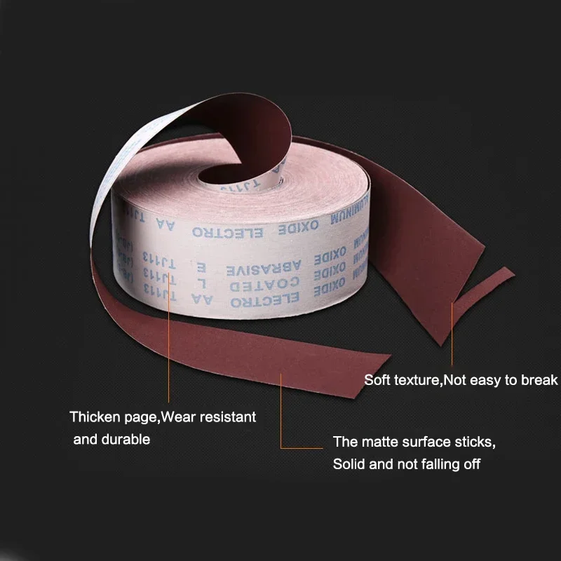 Наждачная бумага для шлифовки 5 метров 80/100/120/150/180/240/320/400/600/Грит