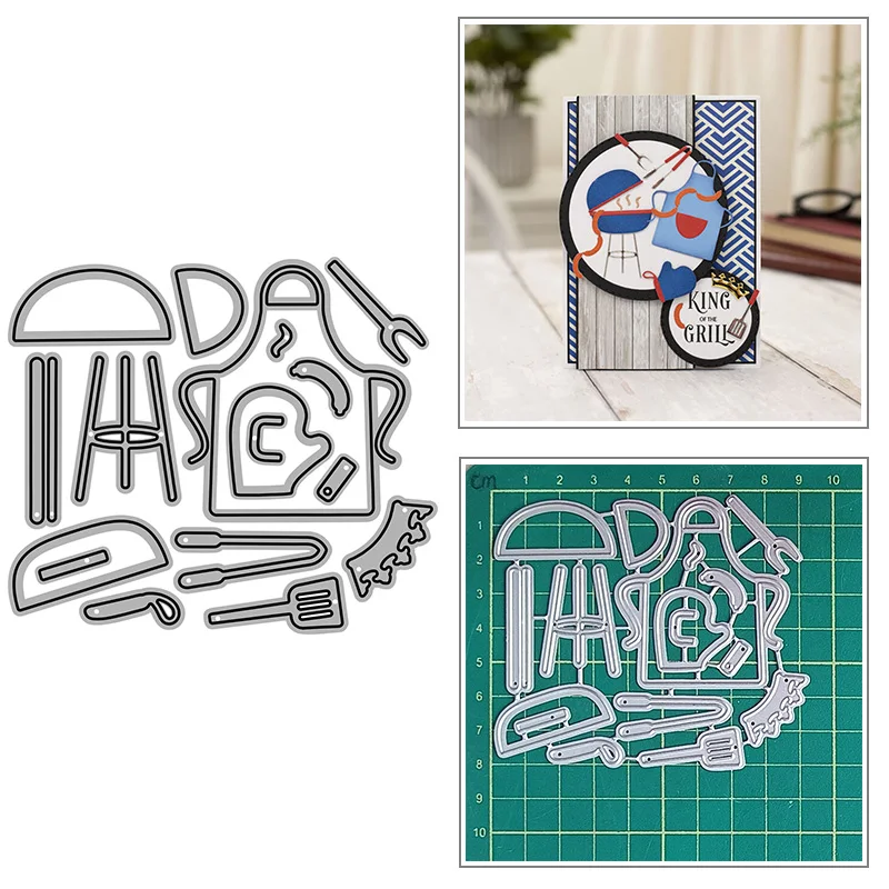 Металлические пресс-формы для скрапбукинга серебристого цвета