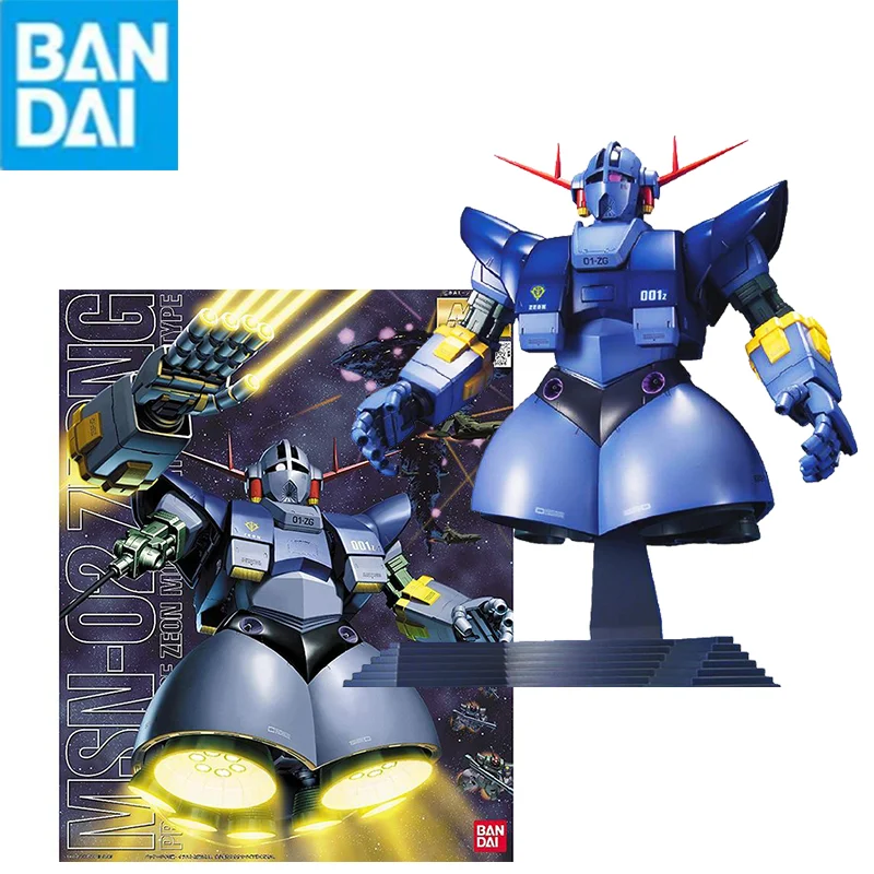 Bandai Gunpla Mg 1/100 Msn-02 Zeong Gundam, Сборная модель с подвижными суставами, высококачественные коллекционные модели, куклы, игрушки, подарок для детей