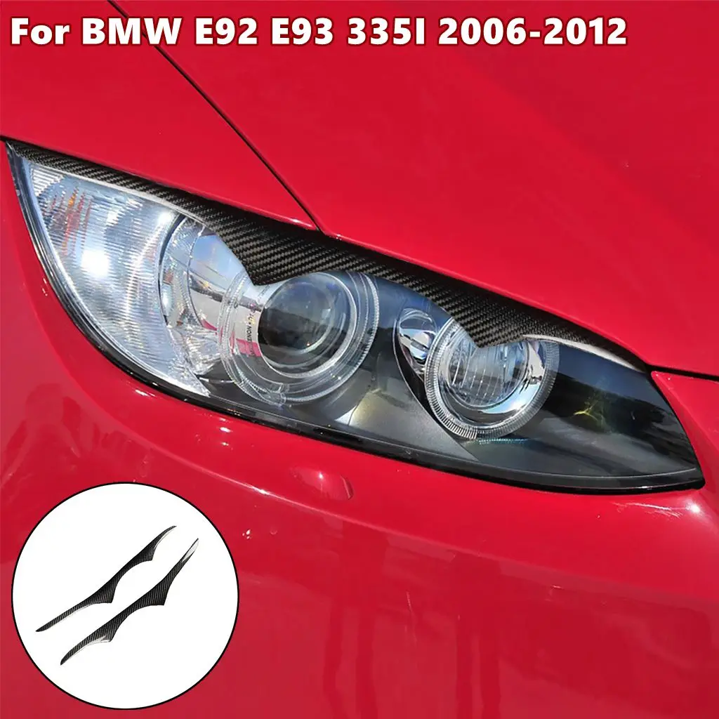 

1 пара, автомобильные наклейки для передних фар BMW E92 E93 335I 2006-2012