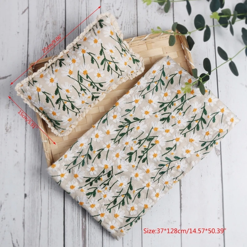 Тканевый комплект подушек с маргариткой для новорожденных аксессуары