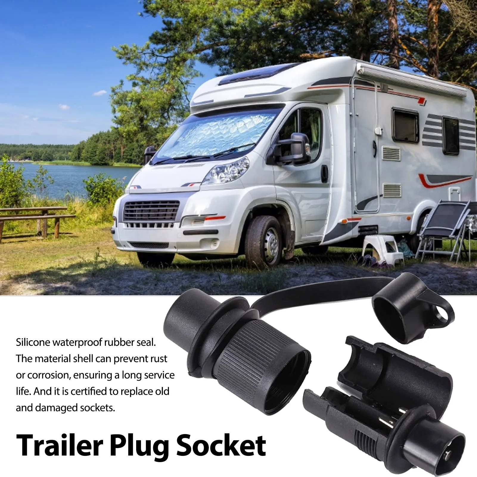 

Waterproof Truck Cable Connector 3-Pin 12V Plug