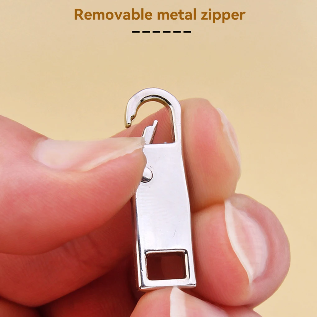 

8 шт., металлические подвески для одежды, на молнии