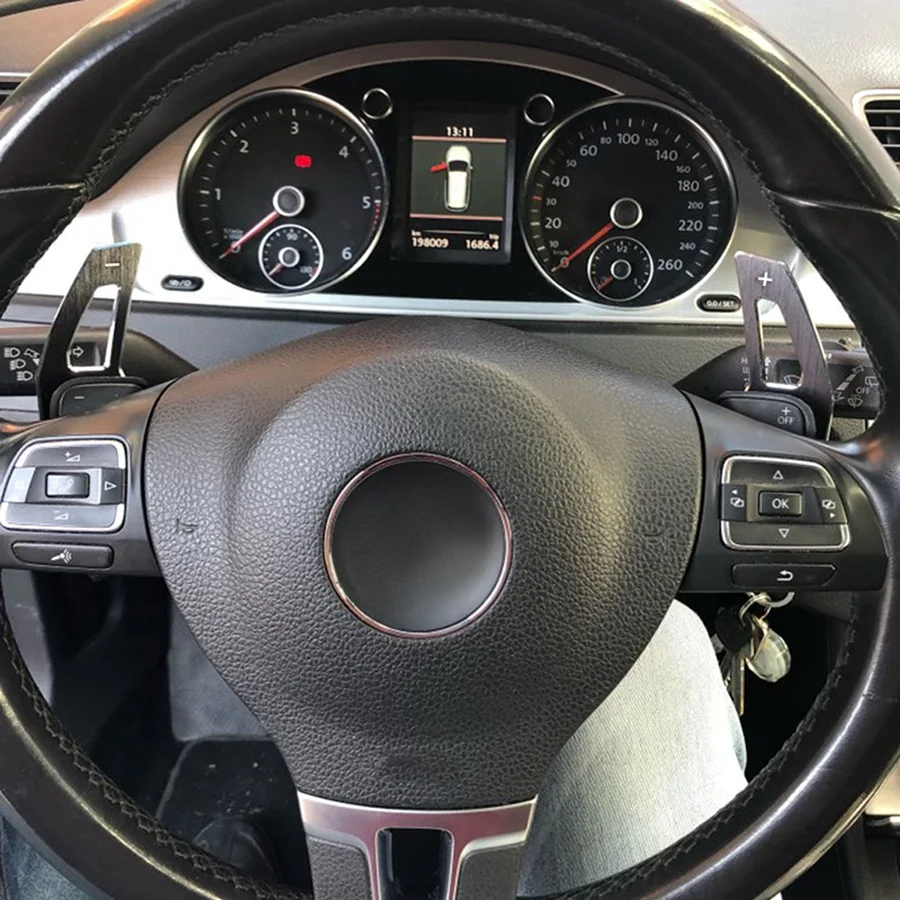 Весло переключения рулевого колеса для Golf 6 Mk5 Mk6 Jetta R20 R36 Cc Scirocco Shifter Extension (синий)