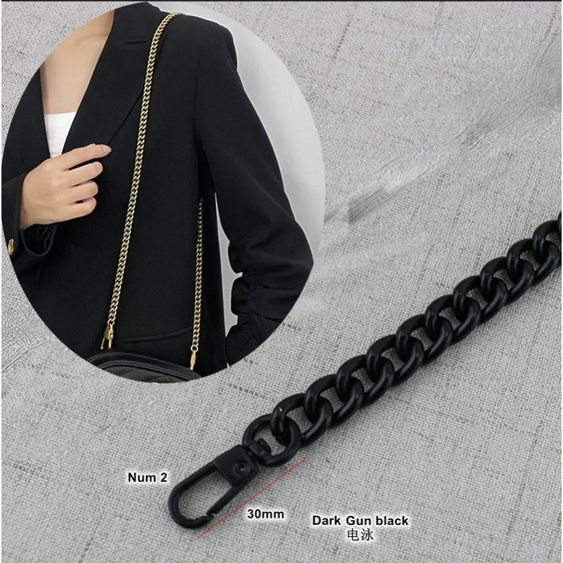 High Quality Bag Chain Strap Handle Shoulder Crossbody Handbag Bag Metal Replacement Chains Bag Parts Accessories