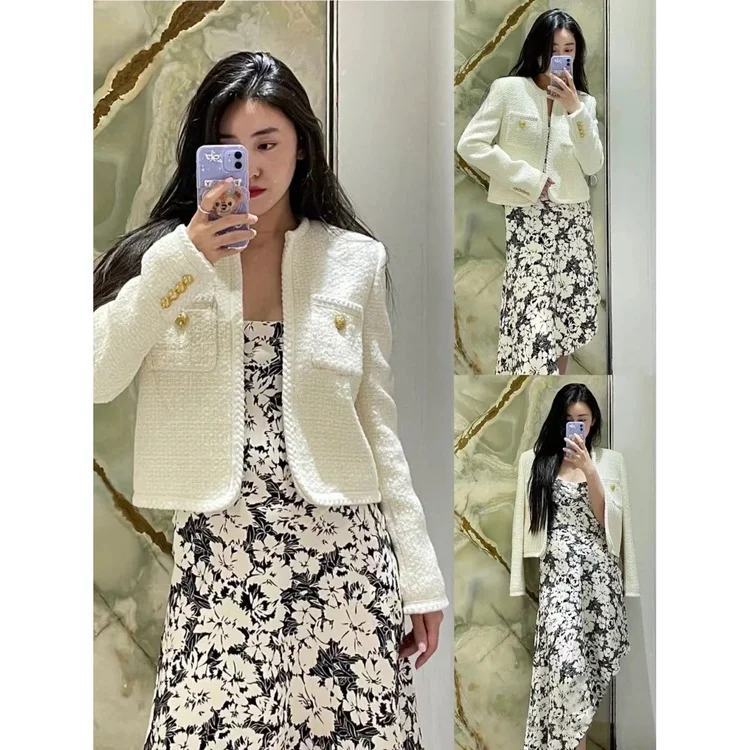 

126064 126065 Flower All Over Print Suspender Dress Summer 2022 New Long Irregular Skirt Women
