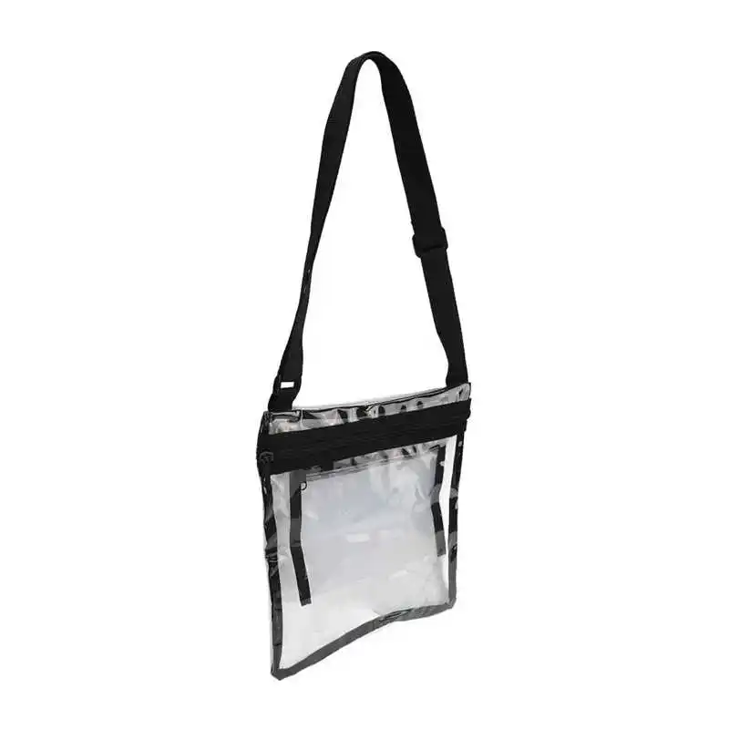 

Transparent Handbag Adjustable Transparent Cosmetic Bag for Sports Events