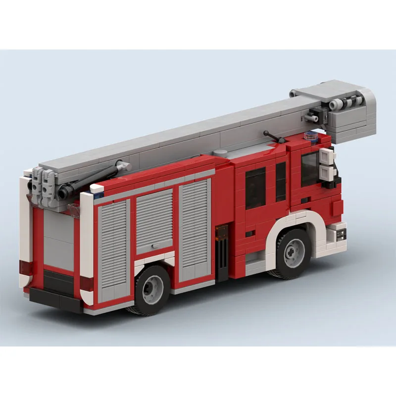 Женская Платформа для пожарной машины строительный блок модель 612 деталей