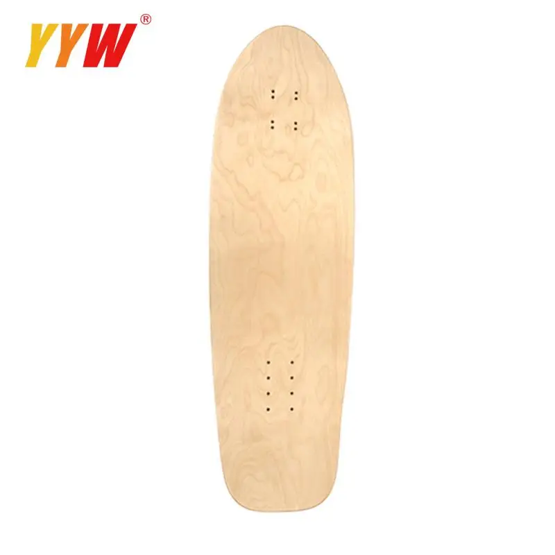 32 Inch DIY Whiteboard Skateboard Maple Skateboard Double Warped Concave Board Skateboard High Elasticity Dance Skateboard