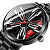 Wheel Watch Men Rim Hub Luxury Sports Car Men's Watch Stainless Steel Men's Quartz Watches for BMW GTR Audi wheel rim design 1