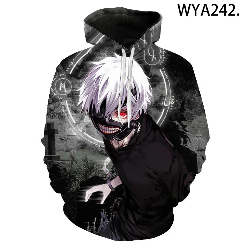 

Hoodie Tokyo Ghoul Hoody Sweatshirt 3D Printed Men Women Children Fashion Boy Girl Kids Pullover Hooded Hoody Casua Jacket Tops