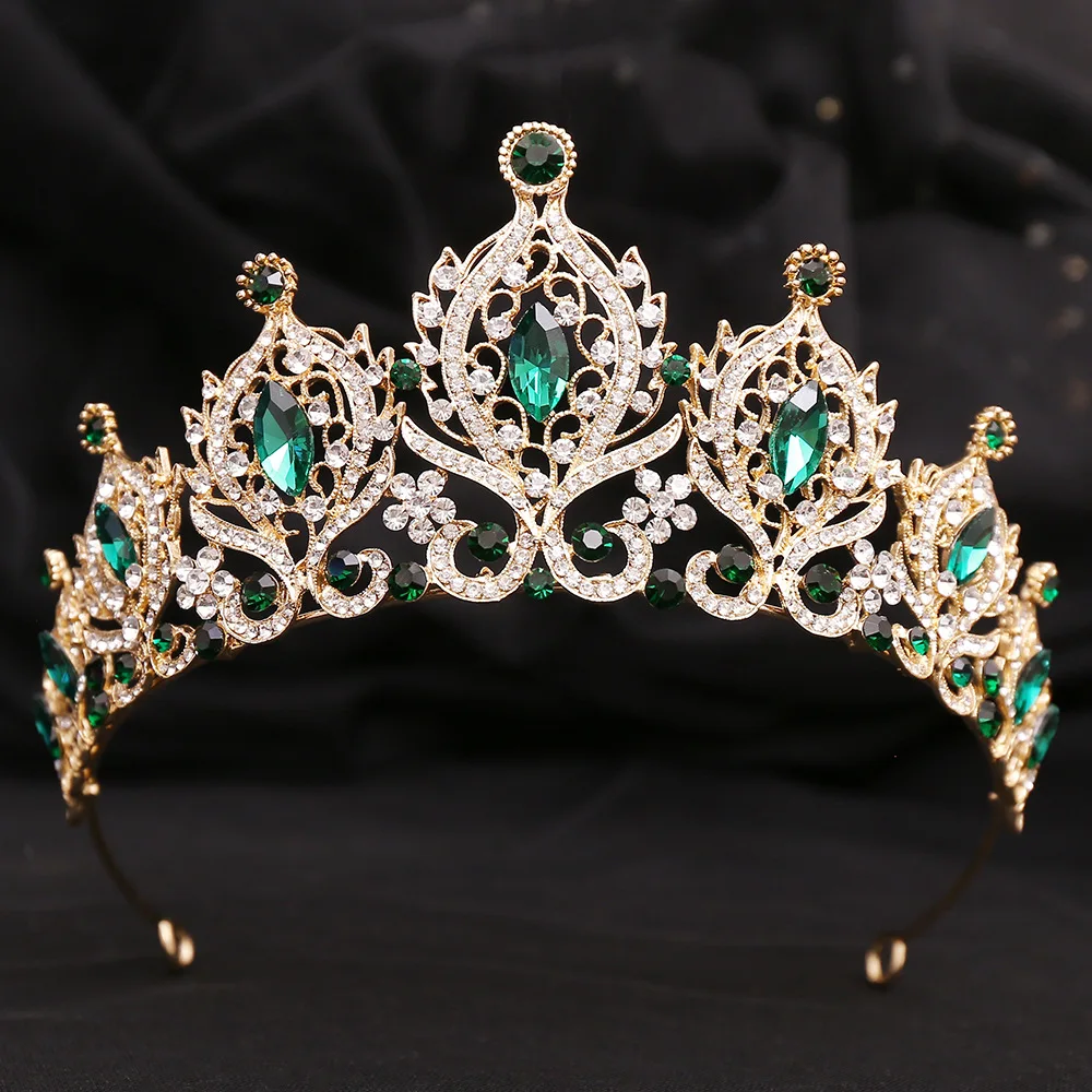 Crystal Wedding Tiaras And Crowns Party Rhinestone Prom Bridal Diadem Crown Tiara For Women Hair Jewelry