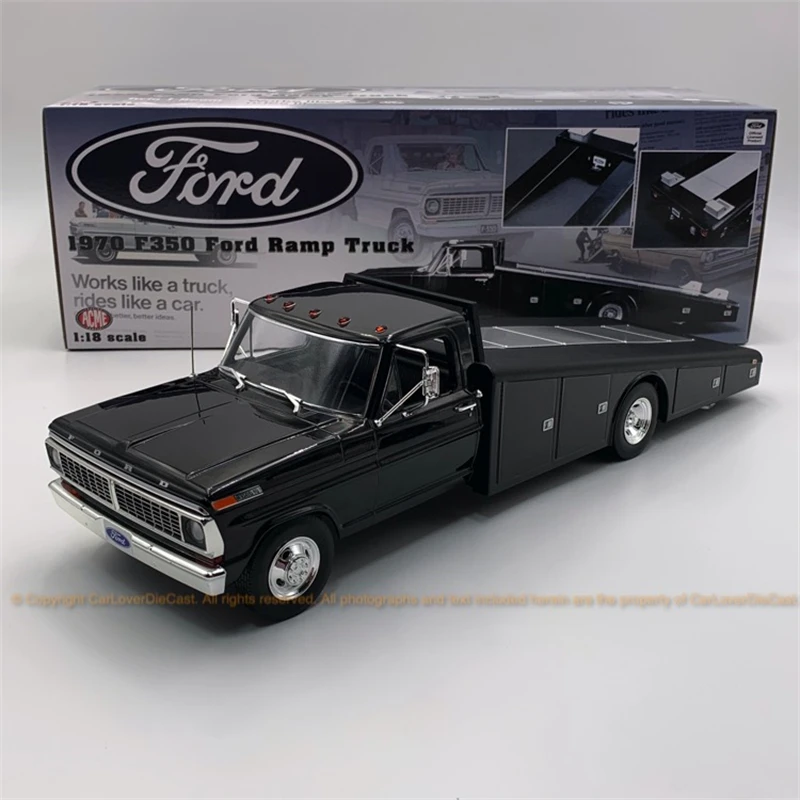 

ACME 1:18 1970 Ford F350 Ramp Truck A180140 Allan Moffat Racing Limited Edition Resin Metal Static Car Model Toy Gift