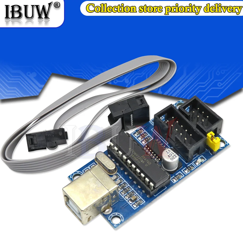 Кабель для программирования USBTiny USBtinyISP AVR ISP программатор загрузчик Meag2560 uno R3 6pin