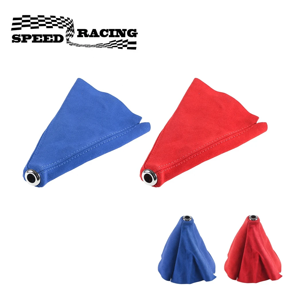 

Универсальные замшевые кожаные автомобильные воротники переключения передач, 16 мм, углеродное волокно, автомобильная ручка переключения п...