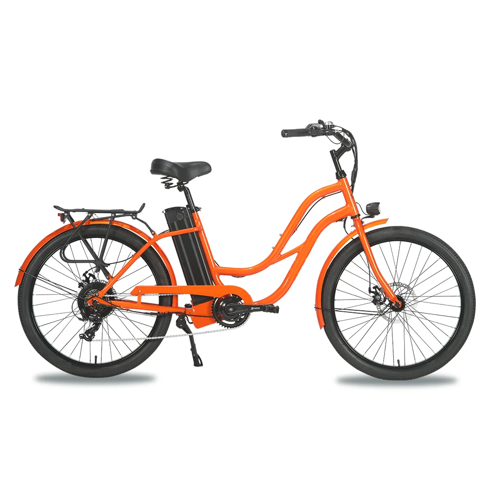 USA CA 48V 500W 18Ah Electric Bike 26 Inch Wheels Aluminium 