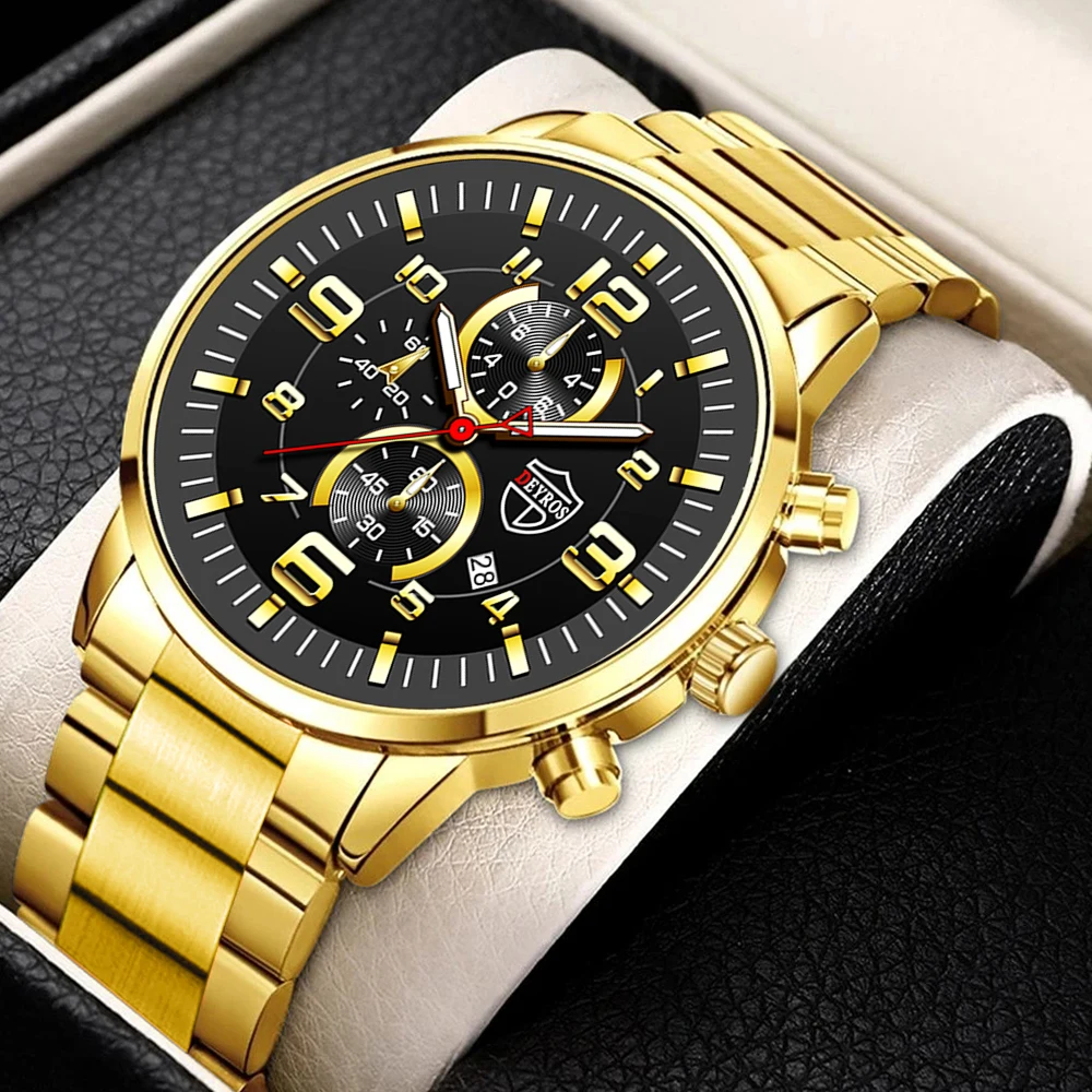 

2022 mode Herren Uhren Luxus Männer Edelstahl Quarz Armbanduhr Mann Casual Leder Uhr Leuchtende Uhr relogio masculino