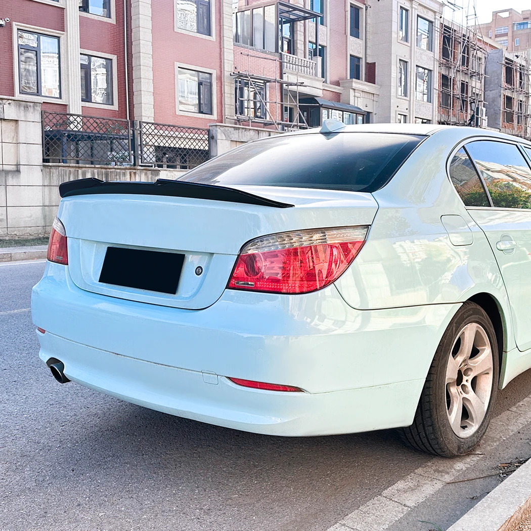 Для BMW 5 серии E60 2004-2010 PSM глянцевый черный задний спойлер на заднее крыло