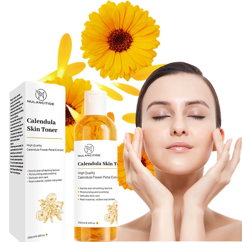 

250ml Calendula Toner Face Face Toner Acne Moisturizing Oil Control Shrinking Pores Korean Skincare Complexion Whitening