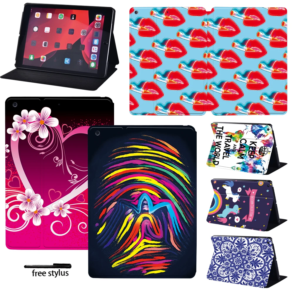 

For IPad 2 3 4 Case for IPad Mini 6 2021 Case for IPad 7th 8th 9th Generation 10”2 Mini 5 4 3 2 1/5th 6th 9.7 Case Stand Cover