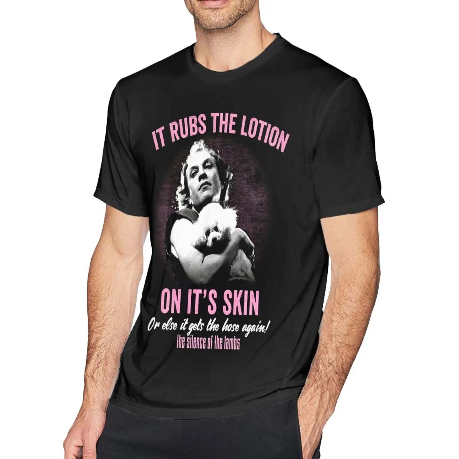 

Мужская футболка с надписью «тишина ягнят», «Ганнибал», Мужская одежда, женская футболка, футболка с рисунком манги, Аниме», мужская одежда