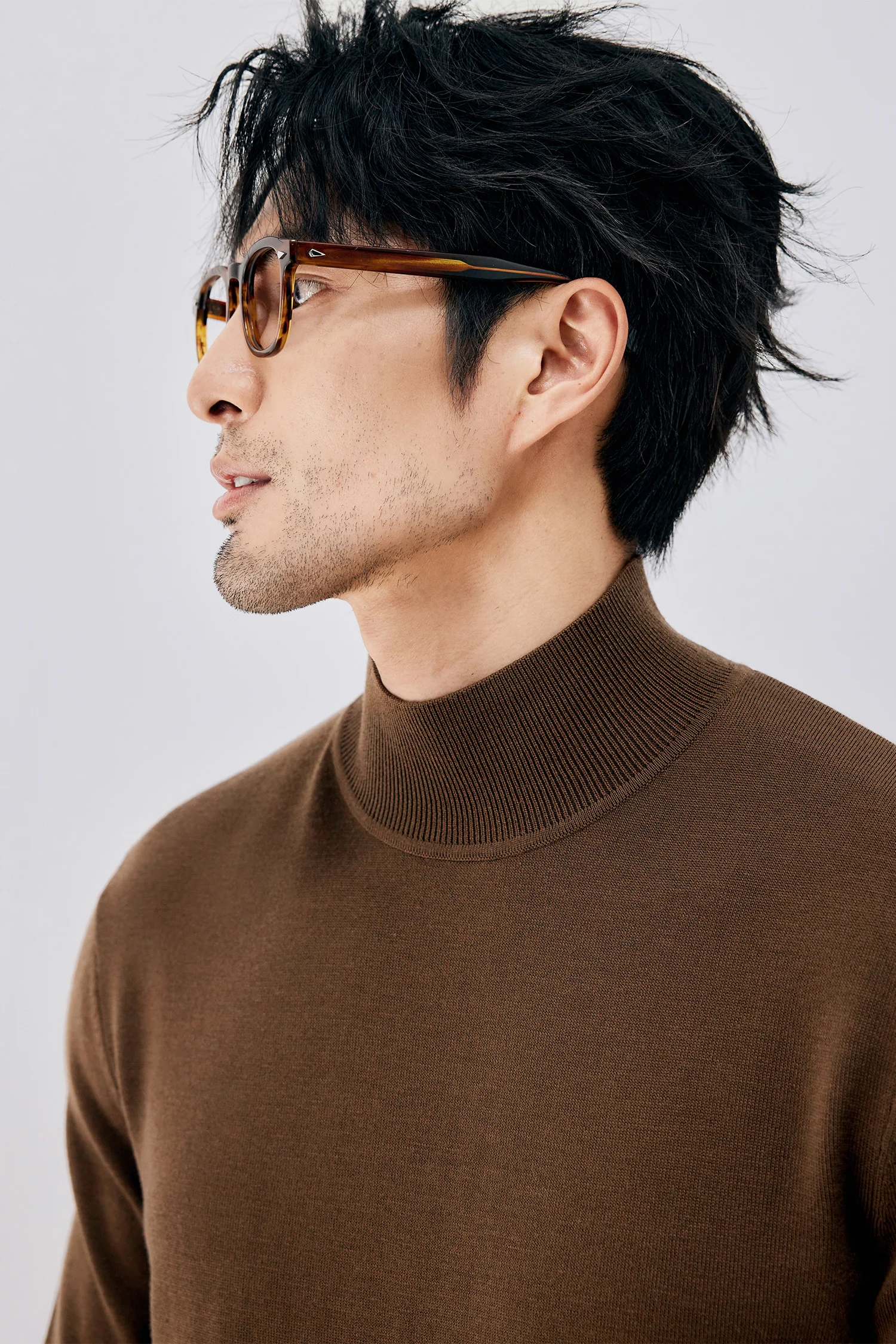 Зимний деловой Универсальный свитер DAZ734 из мериносовой шерсти стирающийся в