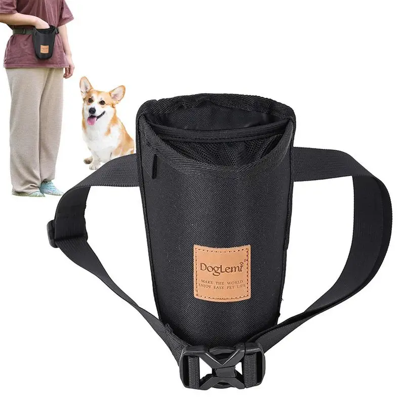 

Training Treat Pouch Adjustable Treat Pouches For Pet Training Dog Food Bag With Waist Shoulder Strap Poop Walking Bag For