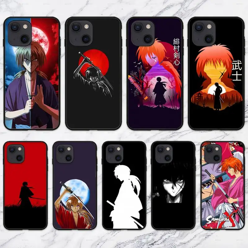 Чехол для телефона Kenshin Himura для iPhone 11 12 Mini 13 Pro XS Max X 8 7 6s Plus 5 SE XR