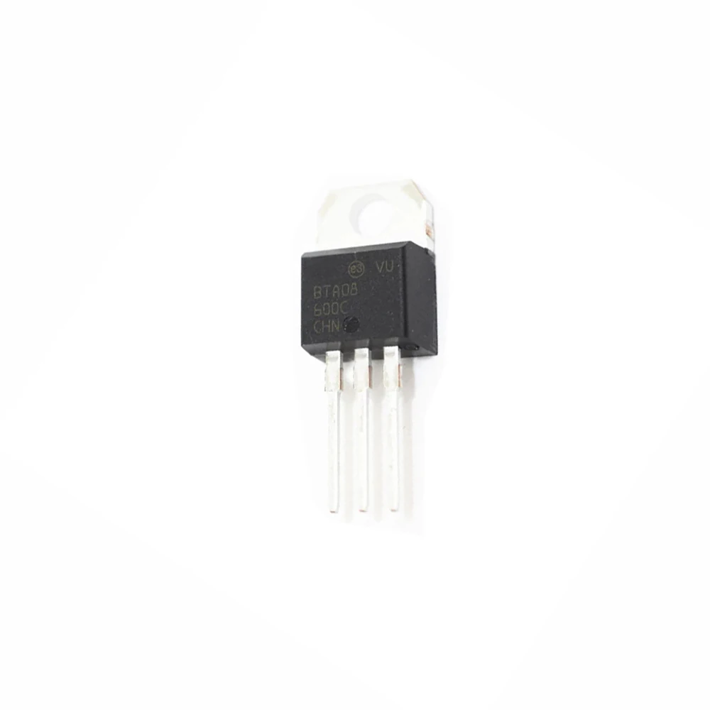 10 шт./лот BTA08-600C BTA08600C BTA08 BTA08-600 8A600V TO-220 новый высококачественный чипсет MOSFET MOSFT TO220 -