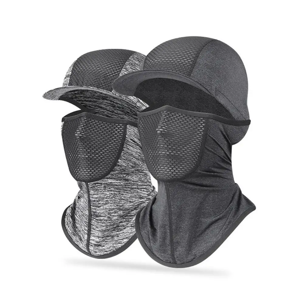 

2023 Summer Breathable Cycling Cap Anti-UV Balaclava Bicycle Cooling Motorcycle Mask Gear Running Hat Full Sport Mask Face X4M0