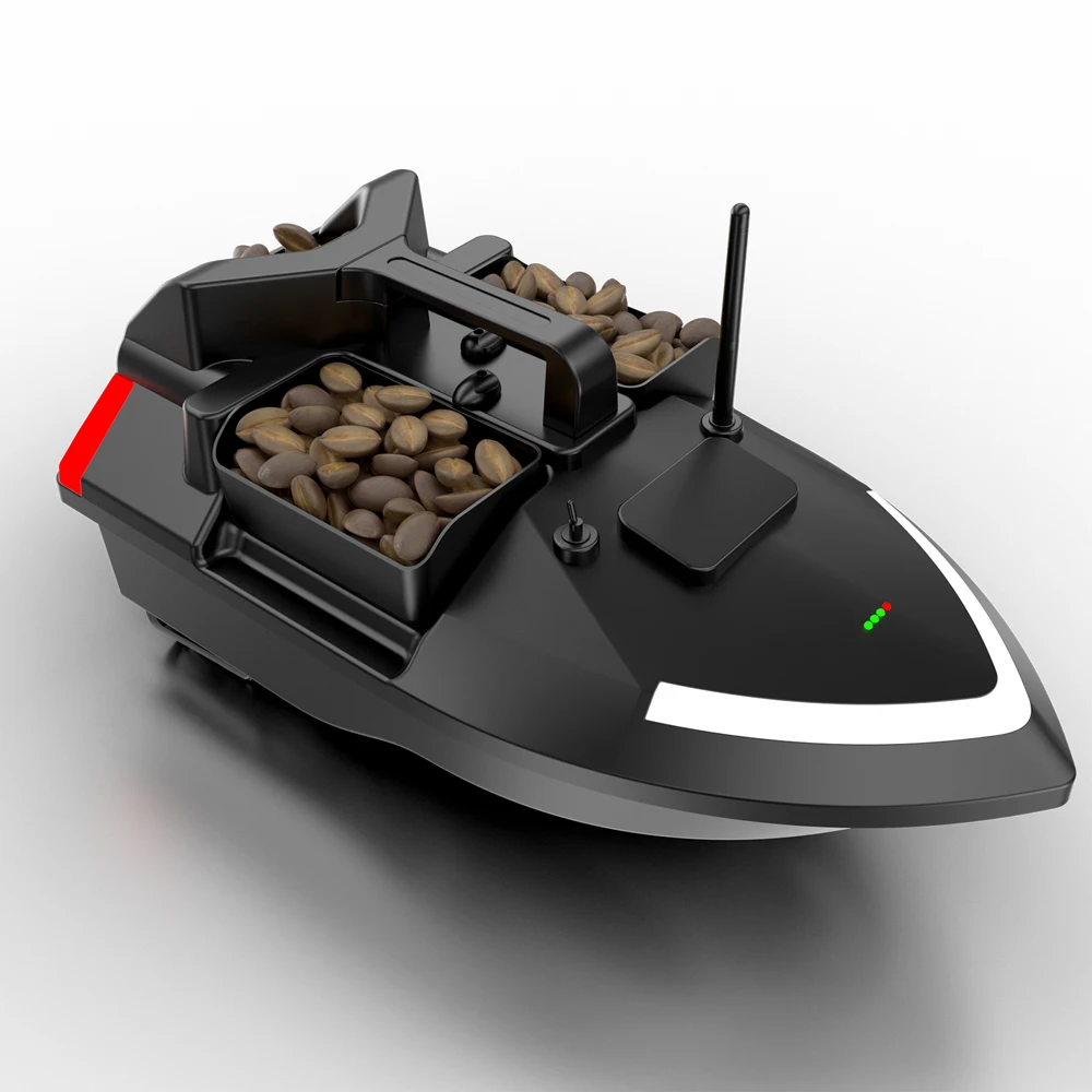 

Fishing Bait Boat 500m Remote Control Bait Boat Dual Motor Fish Finder 2KG Loading Support Automatic Cruise/Route Correction