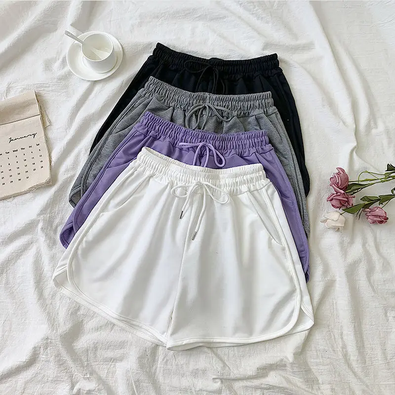 Womens Shorts Running Short Pants for Women To Wear Sport Sports Home Nightwear Gym with Belt Elastic Waist Fitness Y2k Harajuku